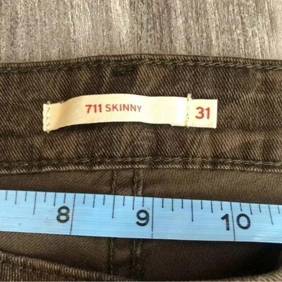 Levis women’s low rise skinny jeans floral print size 31 - Picture 5 of 9